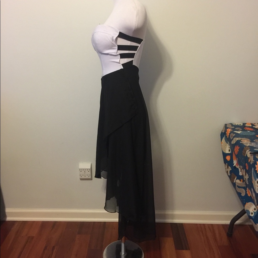 Beautiful high low bustier dress